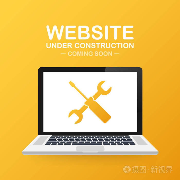 網(wǎng)站建設(shè)中的創(chuàng)意標(biāo)志 筆記本電腦與網(wǎng)站設(shè)計(jì)